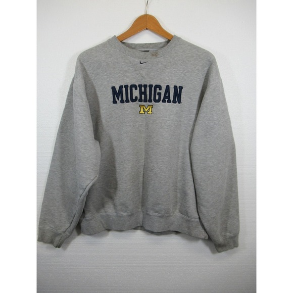 Nike Other - Vtg 90s Y2K University Of Michigan Nike Team Crewneck Sweatshirt Men L Swoosh